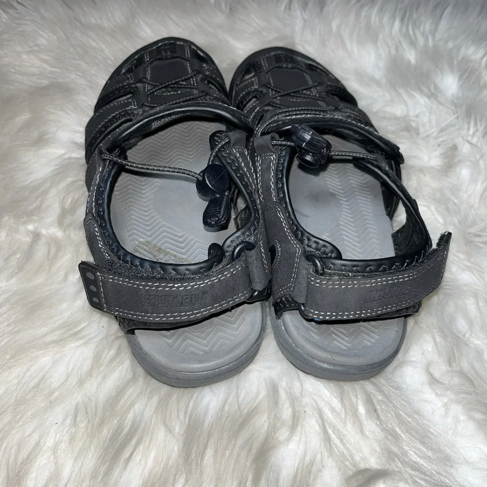 Khombu Travis Waterproof Fisherman Sandals Mens Size 8 M Black Hiking‎ Camping